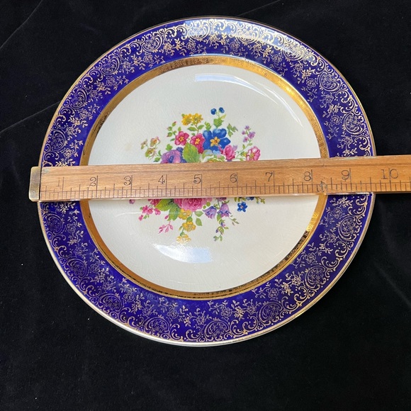 Century by Salem 10” Vintage Plate Gold-Encrusted - Picture 8 of 8